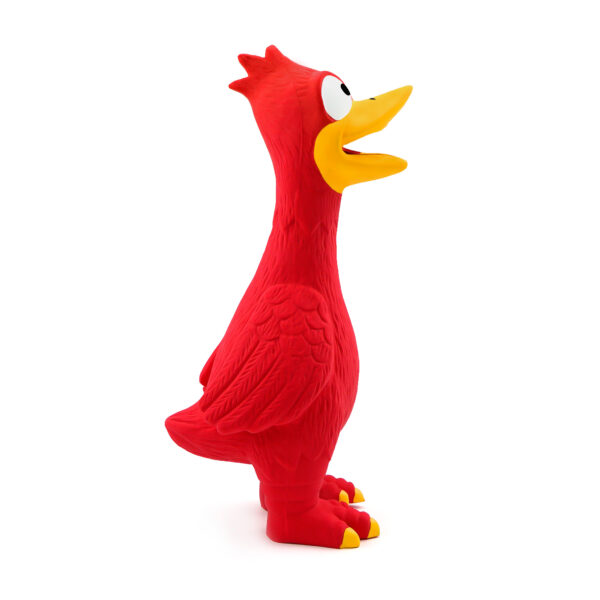 Chiwava 2 Pack Squeaky Latex Dog Toys Standing Chicken Assorted Color - immagine 4