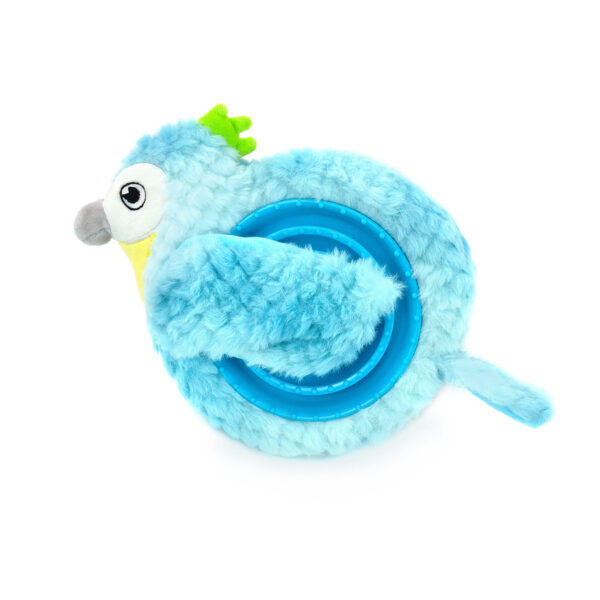 Chiwava 2 in 1 Interactive Squeaky Crinkle Plush Dog Toy Bird with Slow Food Bowl for Small Medium Dogs - Imagen 10